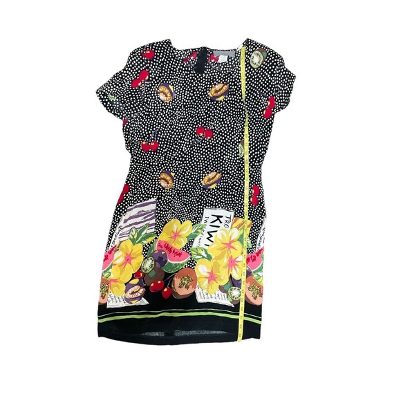 Vintage Carol Anderson California Kiwi Fruit Theme Shift Dress Womans‎ Size 10 - Picture 6 of 10